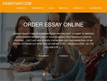 Tablet Screenshot of essayfast.com